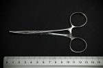 Kleszczyki naczyniowe Pean 13 cm zagięte (29/7) - obrazek 2