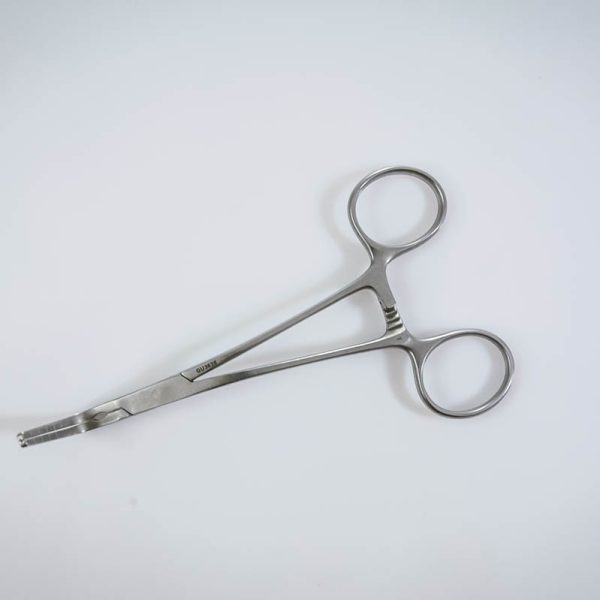 Kleszczyki naczyniowe Cooley 15 cm zagięte (31/3)