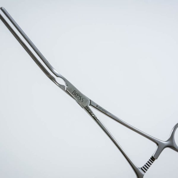 Kleszczyki naczyniowe Cooleya Boss 65-6440 18 cm zagięte (31/13)