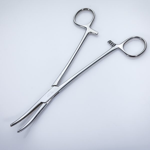 Kleszcze Naczyniowe Podgięte 18cm Pean (42/11)