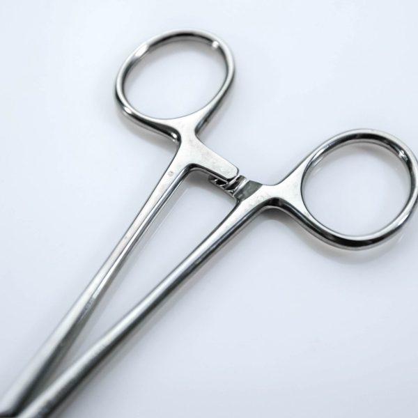 Kleszczyki naczyniowe Kocher 2x1 zęby 18.5 cm (27/28) - Arestomed
