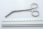 Kleszczyki zaciskowe gładkie 14 cm Zagięte (27/79) - Arestomed