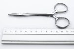 Kleszczyki zaciskowe gładkie 13 cm (12/52) Proste - Arestomed