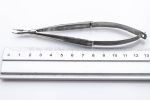 Igłotrzymacz mikro 135 mm gładki uchwyt zgięty (12/64) - Arestomed