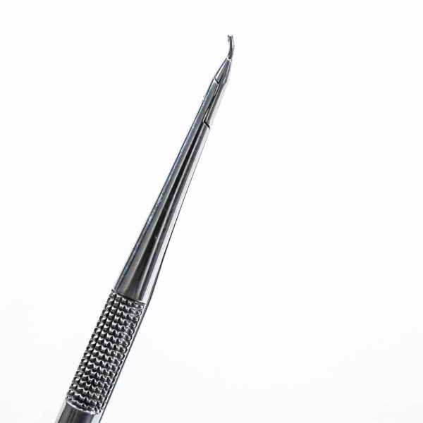 Igłotrzymacz mikro 135 mm gładki uchwyt zagięty (12/67) - Arestomed