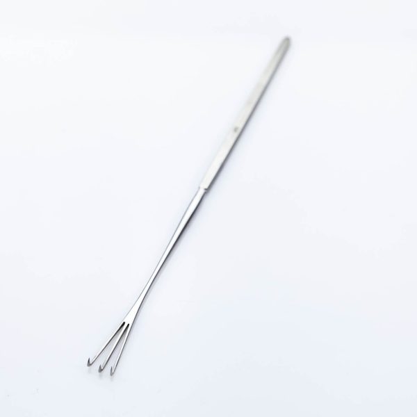 Hak chirurgiczny 3 zęby ostre 21 cm (12/77) - Arestomed