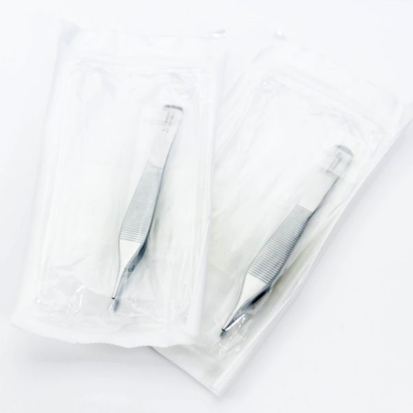 2x Pęseta anatomiczna Adson bez ząbków 12.5cm (46/20) - Arestomed
