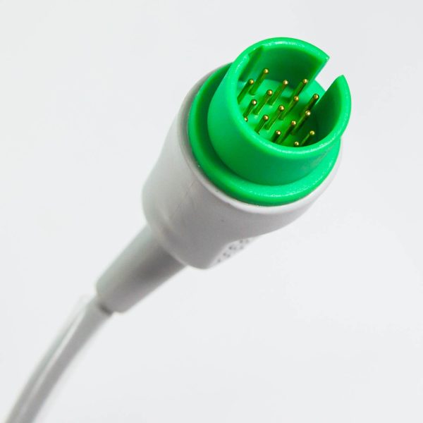 Kabel zbiorczy do 5 odprowadzeń EKG Spacelabs 17Pin IEC Klamra - Arestomed
