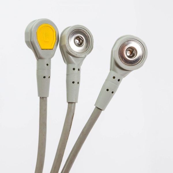 Kabel zbiorczy EKG 3 odprowadzenia zatrzask Philips/HP - Arestomed