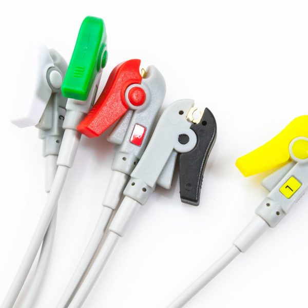 Kabel zbiorczy EKG 5 odprowadzeń Philips klamra M1668A - Arestomed