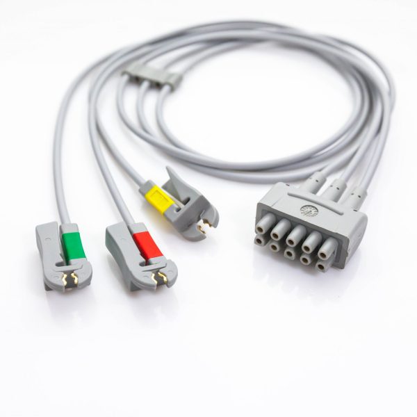 Kabel 3 odprowadzeń EKG klamra Multilink IEC CareFusion - Arestomed