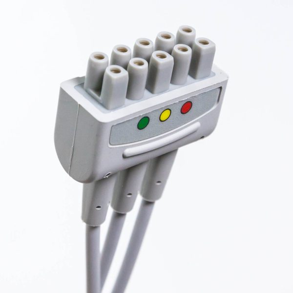 Kabel 3 odprowadzeń EKG klamra Multilink IEC CareFusion - Arestomed