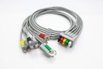 Kabel 5 odprowadzeń EKG klamra IEC GE Healthcare - Arestomed