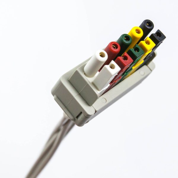 Kabel 5 odprowadzeń EKG klamra IEC Datex-Ohmeda - Arestomed