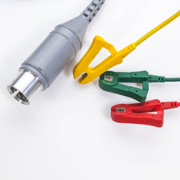 Kabel zbiorczy EKG 3 odprowadzenia Tronomed LifeLinc klamra - Arestomed