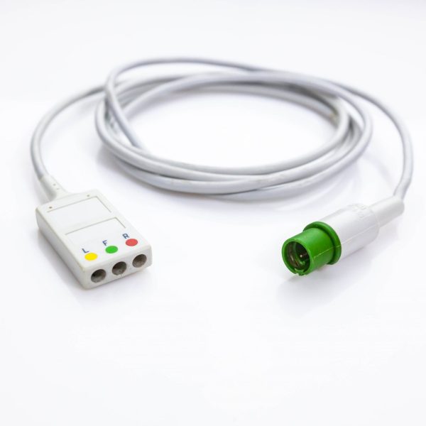 Kabel zbiorczy do 3 odprowadzeń EKG Draeger 3 Pin - Arestomed