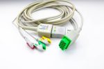 Kabel EKG z przewodami 3 odprowadzenia GE Multilink klamra - Arestomed