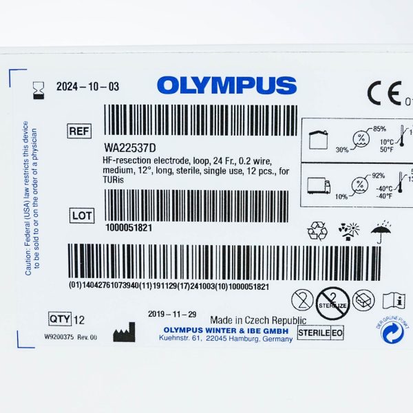 Olympus WA22537D Jednorazowe elektrody HF do resekcji 12 szt - Arestomed
