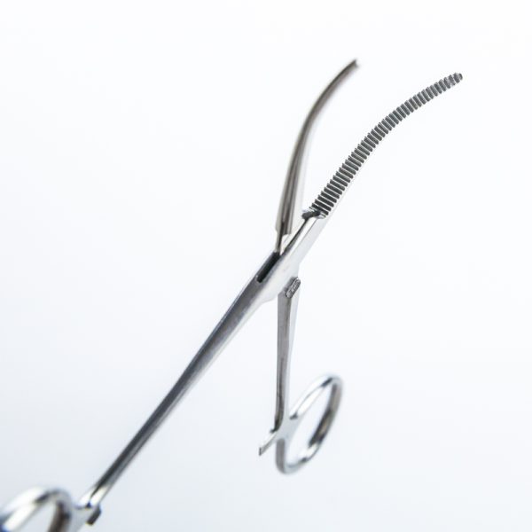 12x Kleszczyki naczyniowe Crile zagięte 14 cm Pean (47/111) - Arestomed