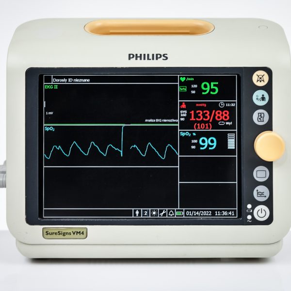 Philips Suresigns VM4 Kardiomonitor EKG