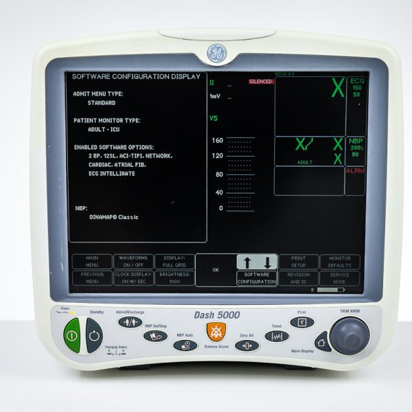 GE Dash 5000 Monitor Pacjenta Kardiomonitor ICU