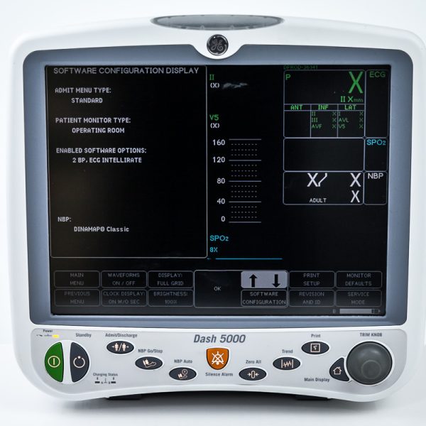 GE Dash 5000 Kardiomonitor Monitor Pacjenta