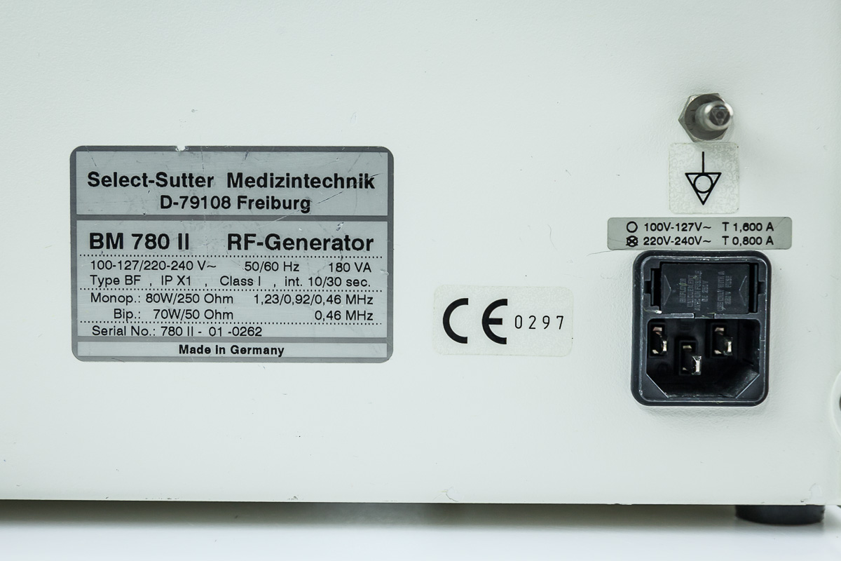 Sutter BM-780 II Radiofrequency Generator Diatermia RF