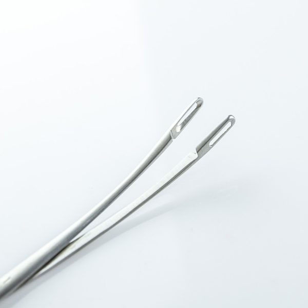 Zestaw kleszczyków opatrunkowych wygiętych Euro Surgical 23 cm (66/42)