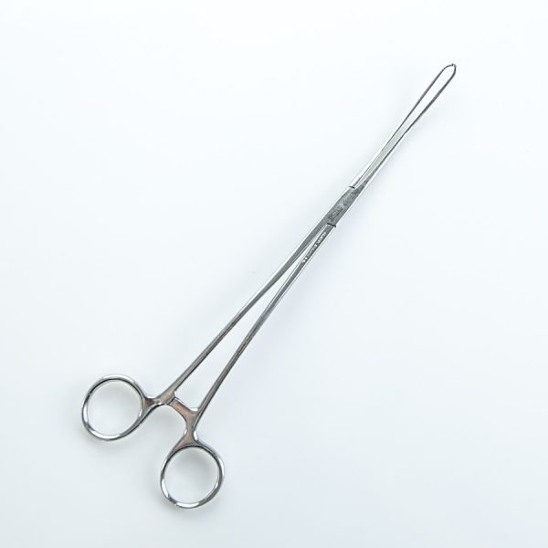 Kleszczyki chirurgiczne wygięte Allis 26 cm 2×1 zęby (67/28)