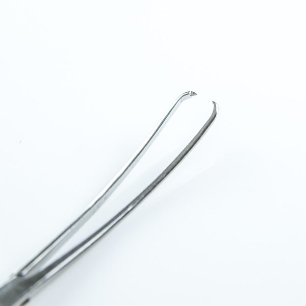 Kleszczyki chirurgiczne wygięte Allis 26 cm 2×1 zęby (67/28)