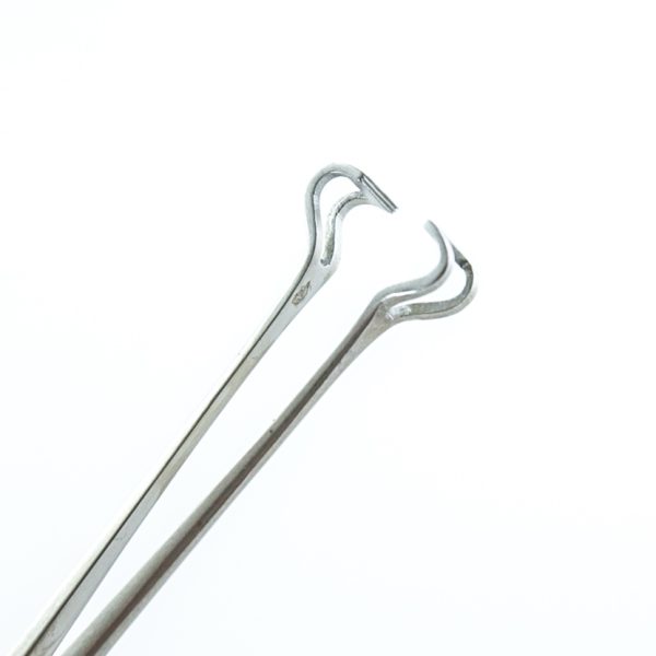 Kleszczyki opatrunkowe wygięte Babcock 23 cm (67/37)