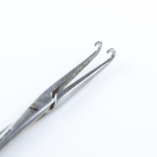 Kleszczyki naczyniowe zagięte Gemini Downs 19 cm (67/33)