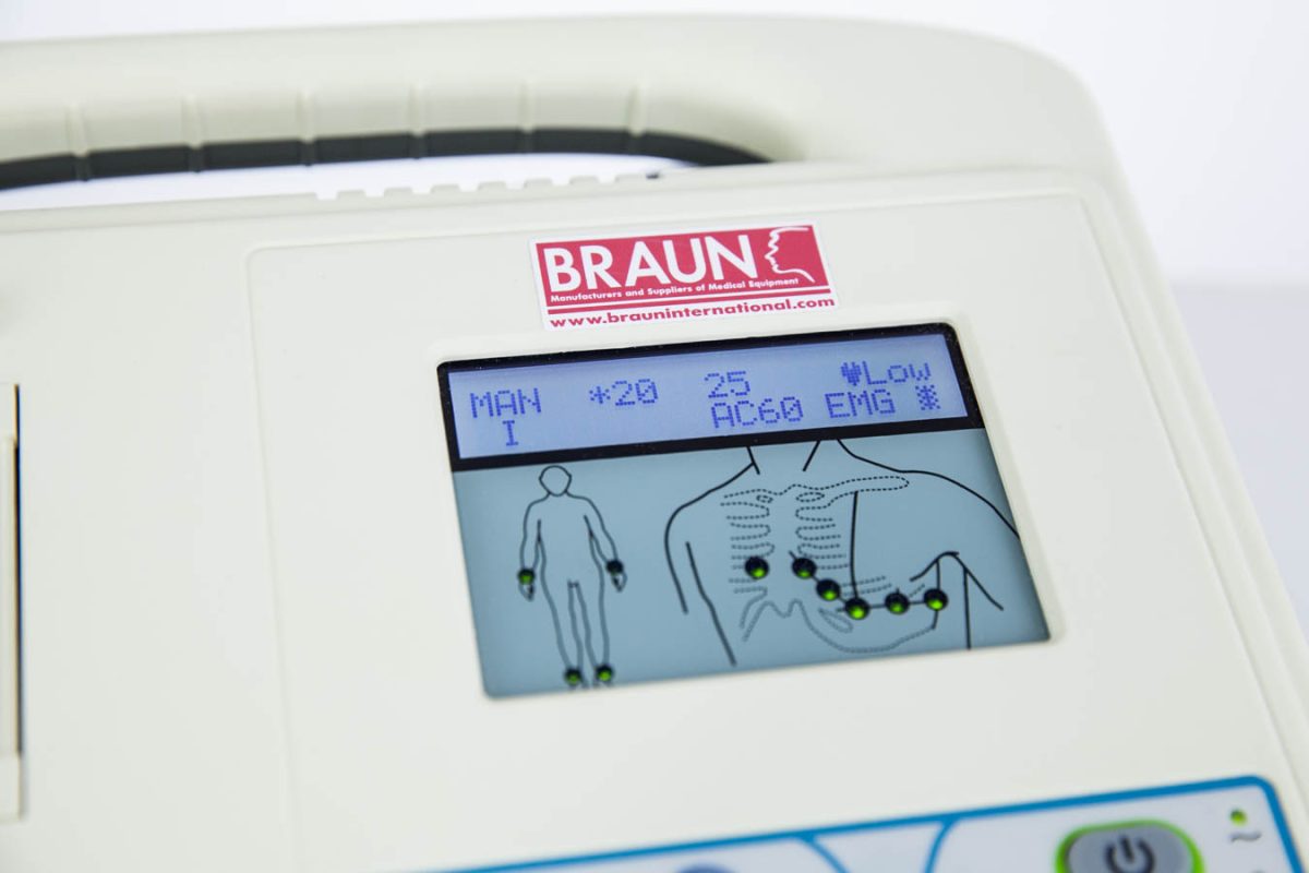 EKG Braun 10.0027 Przenośny Elektrokardiograf 