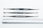 Zestaw Łyżeczki kostne 21,5-22,5 cm dwustronne (81/39)