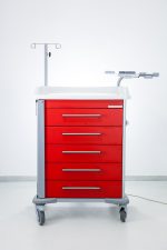 MEDSTOR MC6525 Wózek Ratunkowy Asystor Anestezjologiczny Szafka Szpitalna Mobilna