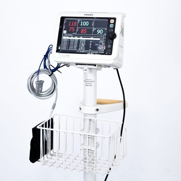 Philips SureSigns VS4 Monitor Pacjenta SPO2 NIBP ze Statywem Jezdnym 