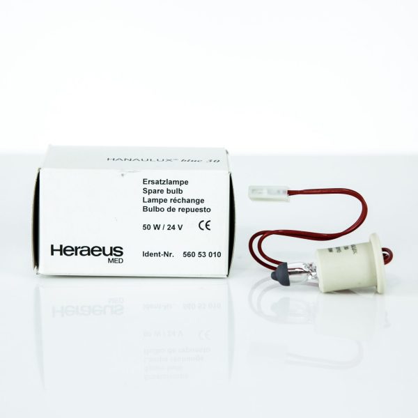 Żarówka halogenowa Heraeus Med 50W 24V Blue 30 Chirurgiczna
