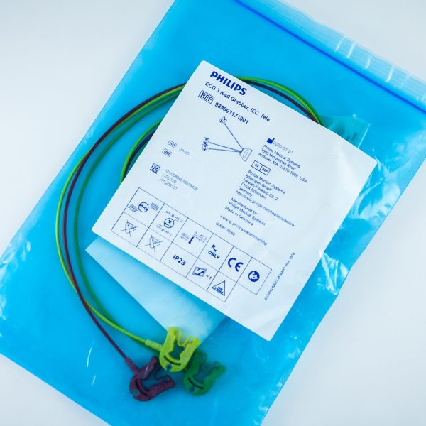 Philips Przewód EKG 3-odprowadzeniowy Grabber AAMI, Tele Nowy
