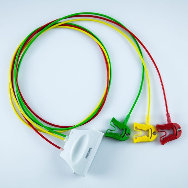 Philips Przewód EKG 3-odprowadzeniowy Grabber AAMI, Tele