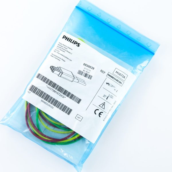 Philips Zestaw Odprowadzeń EKG 3-Odprowadzeniowy M1672A Nowy