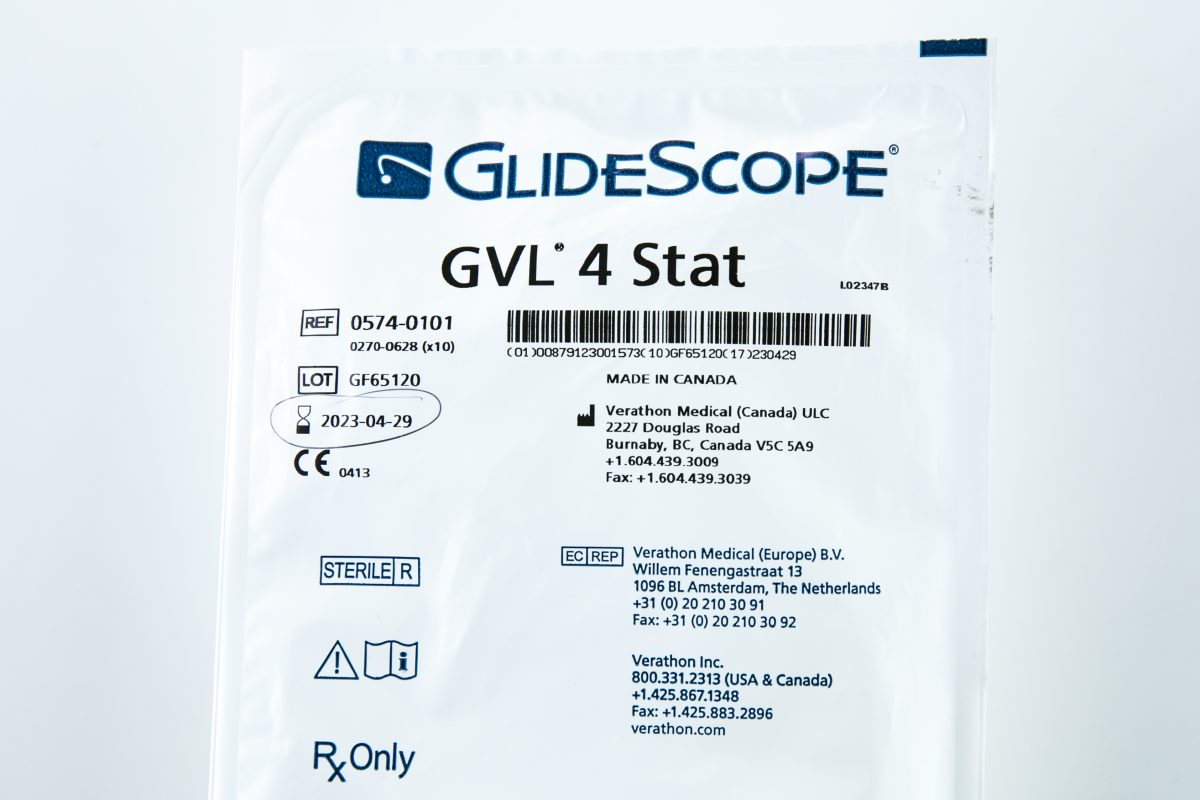 GlideScope GVL 4 Stat Do Wideolaryngoskopu 0574-0101 Nowy 