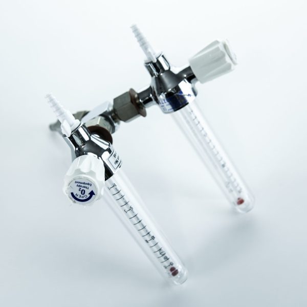 Therapy Equipment Przepływomierz Dwururowy 103271 Podwójny
