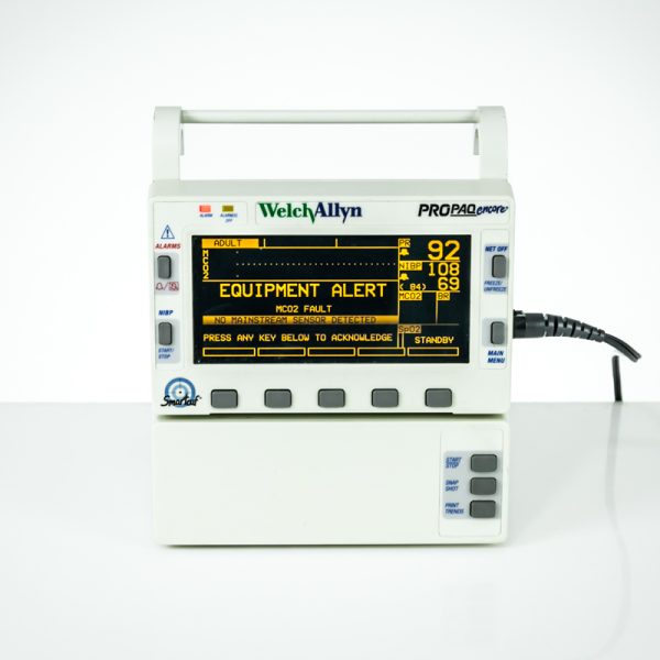 Welch Allyn Propaq Encore 206 EL Kardiomonitor EKG etCO2 Kapnografia