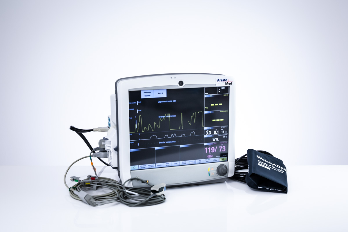 240430 GE Carescape B650 Kardiomonitor CO2 Monitor Pacjenta