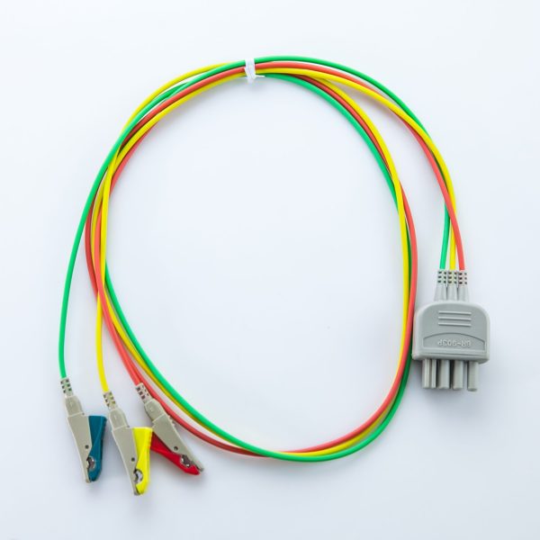 Nihon Kohden BR-903P Kabel EKG Przewód 3-odprowadzeniowy Nowy