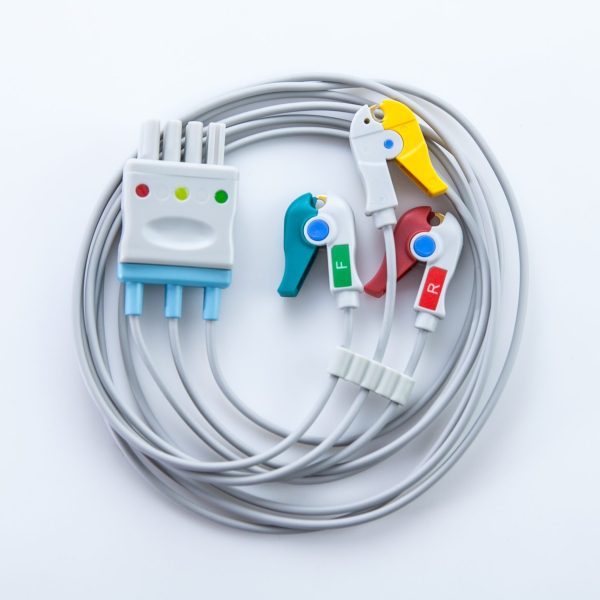 Kabel EKG do Nihon Kohden Przewód 3-odprowadzeniowy Nowy