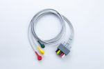 Kabel EKG Mindray EL6302B Przewód 3-odprowadzeniowy Snap Nowy