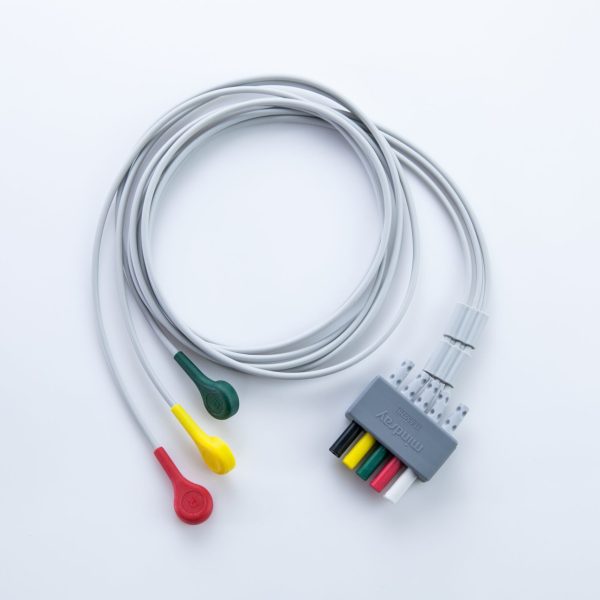 Kabel EKG Mindray EL6302B Przewód 3-odprowadzeniowy Snap Nowy