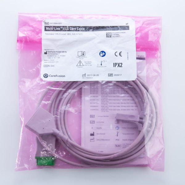 Kabel połączeniowy EKG CareFusion GE Multi-Link Przewód Neonatalny 3-odprowadzeniowy Nowy