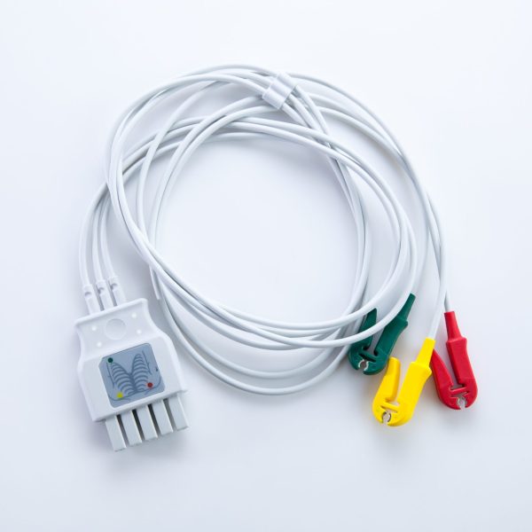 Kabel EKG Drager Przewód 3-odprowadzeniowy MP03411 Nowy